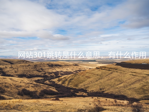 網(wǎng)站301跳轉(zhuǎn)是什么意思，有什么作用？